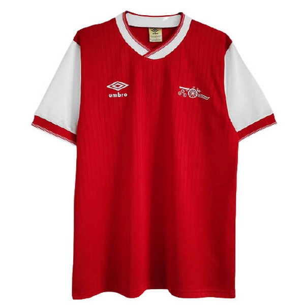 Tailandia Camiseta Arsenal 1ª Retro 1983 1984 Rojo